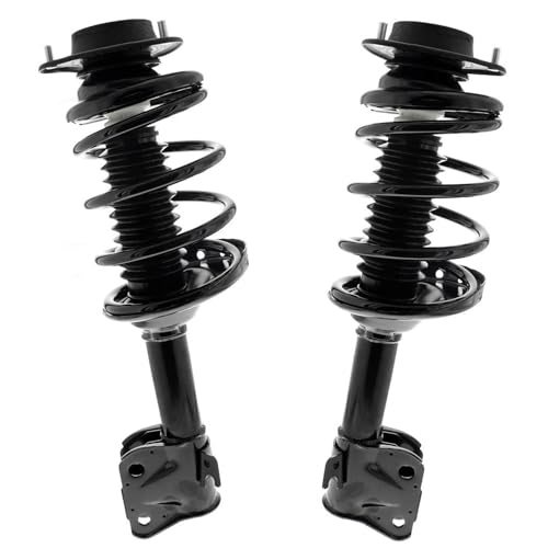 Image of Detroit Axle - 6pc Struts Sway Bars for 2014 2015 2016 Subaru Forester, 4 Front Rear Struts with Coil Springs 2 Front Sway Bars Suspension Replacement