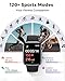 Smart Watch, Fitness Watch for Women Men with 24/7 Heart Rate/Blood Pressure Monitor,Pedometer, Sleep Tracker, 120+ Sport Modes, IP68 Waterproof Activity&Fitness Tracker Compatible with Android iPhone