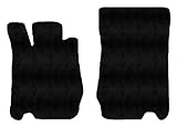 Custom Fit Front Carpet Floor Mats, Black, Compatible with Mercedes-Benz SL500 2006 2005 2004 2003