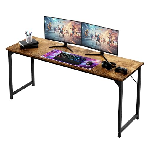 OLIXIS 63 Inch Computer Office Desk for Small Spaces, Writing