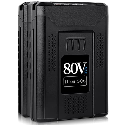 DSANKE 80V 3000mAh Lithium Ion Battery Replacement for Kobalt 80V Battery Kobalt 80V Cordless Power Equipment Battery KB2580-066 KB280-06 KB680-06 KB3080-06 Kobalt 80V Battery -  C DSANKE C, Replacement For kobalt 80v 3.0a battery