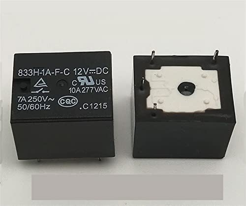Relais DC12V 10A 277VAC 833H-1A-FC pour automatisme et domotique