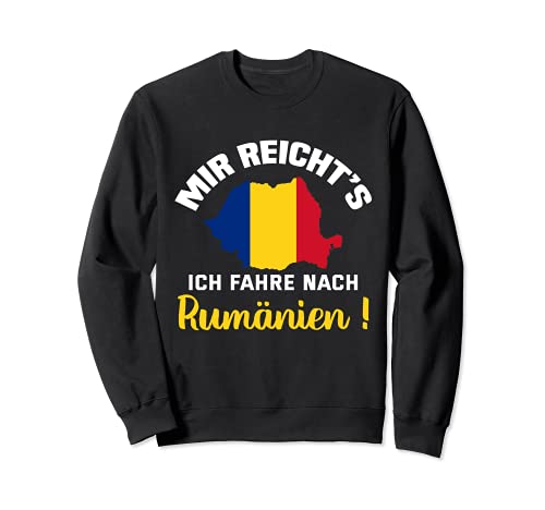 Divertido diseño de rumano Romania: Ich Fahr nach Rumanía. Sudadera