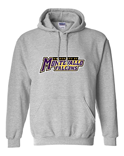 CreateMyTee | University of Montevallo Mascot Hooded Sweatshirt