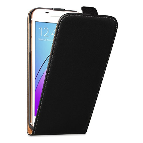 HTC One A9 rivestito in pelle Flip Case Colore: Nero