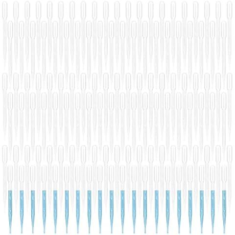 300PCS 3ML Kunststoff-Transferpipetten, YSSHUI-Einwegpipetten-Transferpipetten für das Pipetten-Make-up-Werkzeug für ätherische Öle Cover