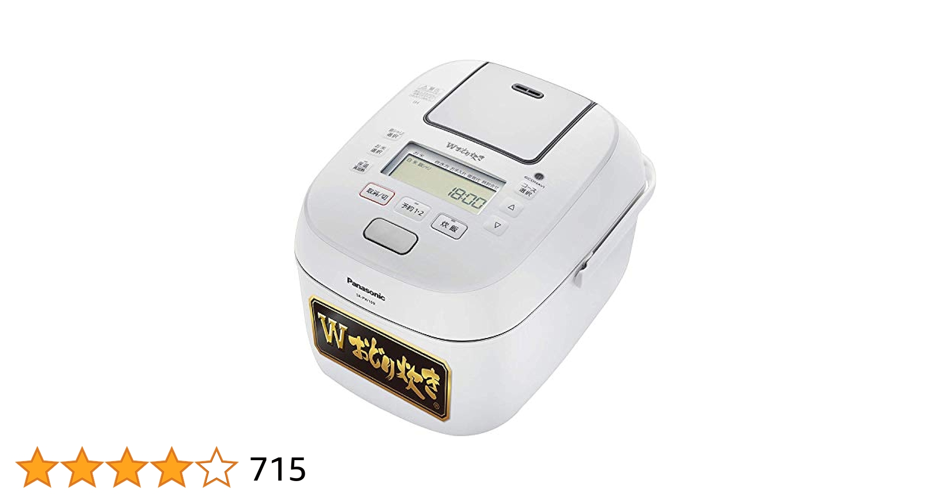 パナソニック Wおどり炊き 可変圧力 IHジャー炊飯器 SR-PW109 71+k-+1VeUL._UF350,350_QL50_.jpg