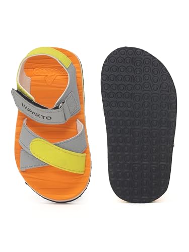 Image of Impakto Boys Sandals | Lightweight Sports Sandals with Velcro Closure | Comfortable Outdoor Summer Footwear | Anti Skid | Beach for Kids