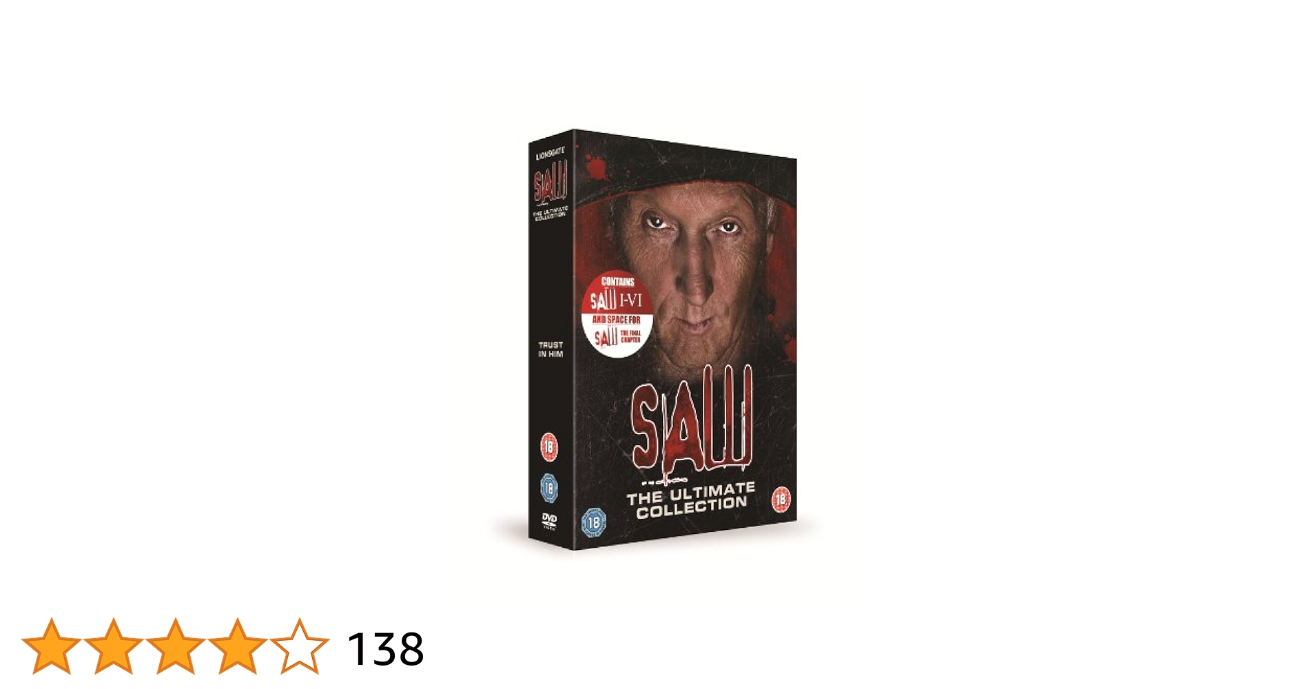 Saw 1-6 Box Set [DVD]: Amazon.co.uk: Karen Cliche, Tanedra