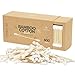600 Pack Organic Cotton Swabs Natural Cotton Swabs for Ears Cruelty-Free Cotton Swabs Biodegradable All Natural Chlorine-Free & Hypoallergenic Cotton Swabs Comes with Eco Friendly Cotton Swab Holder