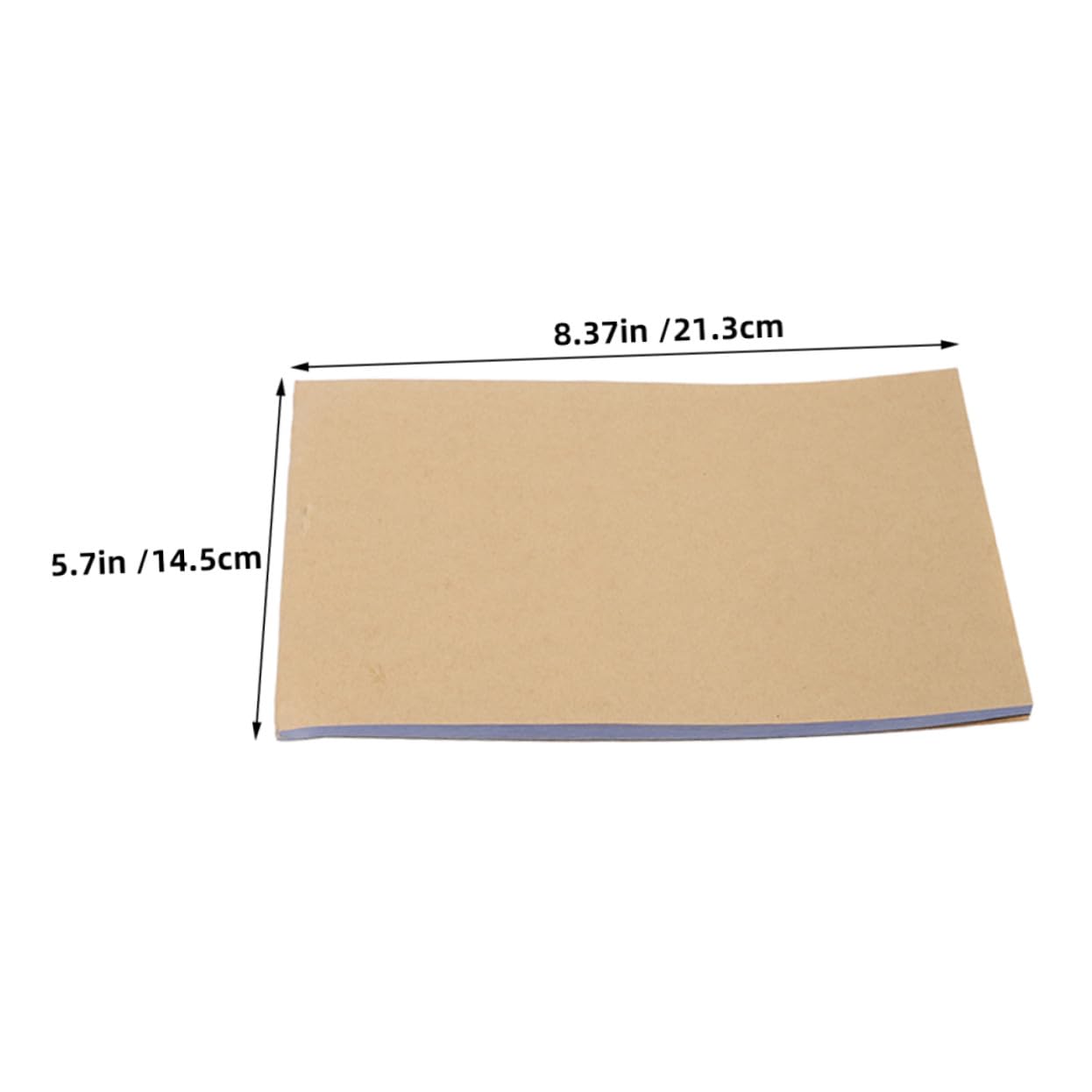 SEWACC 10stücke Notizbuch Blanko Unliniertes Büronotizbuch Aus Kraftpapier Tragbarer Memo-Block Für Schreiben Und Reisen Automatisches Kopieren Ohne Durchschreibepapier