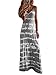 Produktbild Morbuy Kleider für Damen, Tie-dye Sommer Kleid Elegant Vintage V-Ausschnitt Kurzarm Casual Lose Große Größe Sexy Sommerkleid Cocktailkleid (S,Grau)