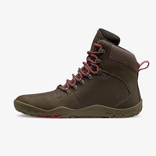 Image of Vivobarefoot Magna Forest ESG, Womens Leather And Wool Hiking Trainers With Barefoot Sole