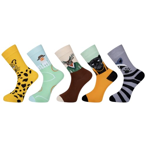 Chaussettes confortables en coton pour cocooning à la maison avec motif serpent amusant