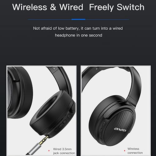 Auriculares Bluetooth A780BL AWEI con diadema ajustable y conexión inalámbrica estable 7