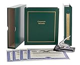 LLC Corporate Kit - Green Binder, Slipcase, Operating Agreement, Membership Certificates, Index Tabs & Metal Seal