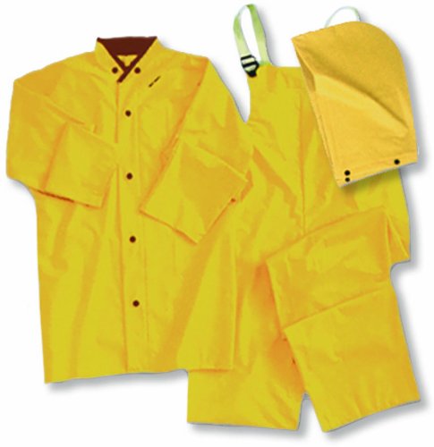 ERB 14356 4035 3 Piece Rainsuit, Yellow, 5X-Large
