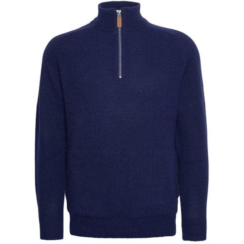 Barbour Men's Talder Half-Zip Jumper, Classic Navy