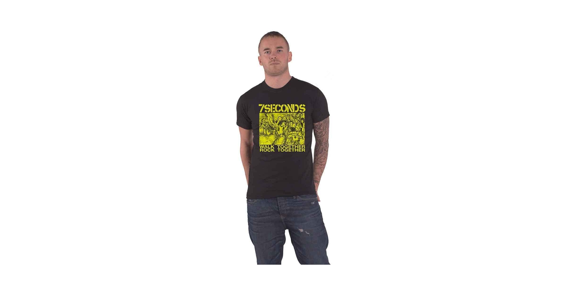 90s USA製 7SECONDS WALK TOGETHER Tシャツ Amazon.com: 7 Seconds T Shirt Walk Together Rock Together