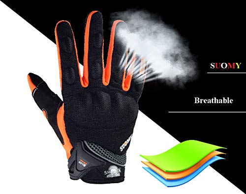 YUNLONG Taktische Handschuhe Touchscreen – Für Motorrad, Radfahren, Jagd, Größe S–XL, Schwarz/grün/braun