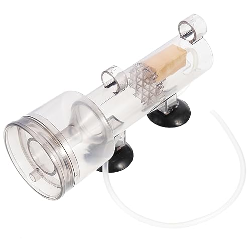 LEDMOMO プロテイン スキマー 海水 スキマー 魚 タンク ツール 魚 ボウル ブライン フィルター ストレーナー タンク 家庭用 プロテイン 魚 タンク プロテイン アクリル グレー