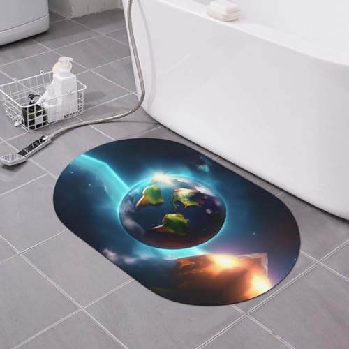 Tapis de bain absorbant séchage rapide terre de diatomée Planet