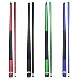 GSE Games & Sports Expert 58' 2-Piece Fiberglass Graphite Composite Billiard Pool Cue Stick, Set of 4 Pool Cues Sticks, 18/19/20/21 Oz Each
