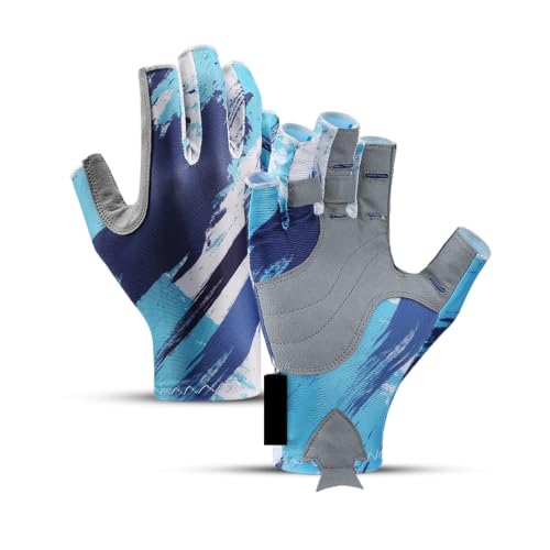 Guantes de pesca antideslizantes que evitan el desgaste de las manos en entrenamiento