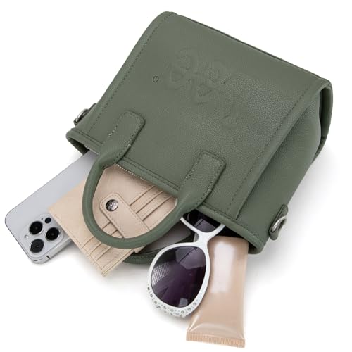 Image of Lee Small Tote Bag for Women, Crossbody Purse with Adjustable Strap, Women's Mini Shoulder Handbags for Travel, Work