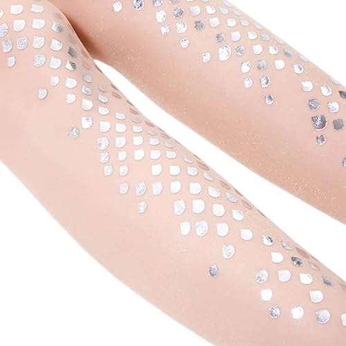 Image of Erinaco Women's Flower Pattern Sheer Footed Pantyhose Control Top Tights Stockings with Reinforced Toes