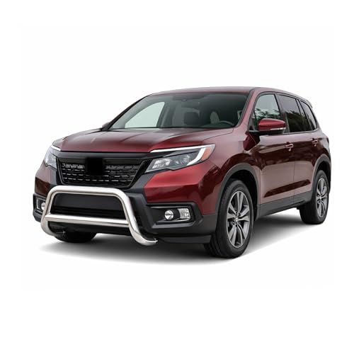 Image of Black Horse A Bar No Skid Plate Stainless Steel Compatible with 2014-2020 Acura MDX|2018-2020Odyssey|2017-2022 Honda Passport|2016-2022 Pilot|2017-2020 Honda Ridgeline-BB158107SS