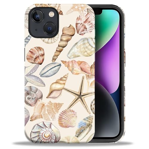 Coque iPhone 14 Plus pour homme et femme idée cadeau design coquillage