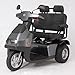 S3 Duo 3 Wheel Electric Vehicle for Two by Afikim EV-Silver