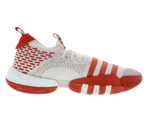 Image of adidas SM Trae 2 Unisex Shoes Size 13, Color: Cream /Orange