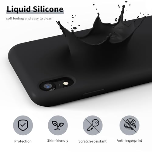 TAXXOE Silicone Case Compatible with iPhone XR Case Soft Ultra Slim Protective Shockproof Liquid Silicone Phone Case - Image 3