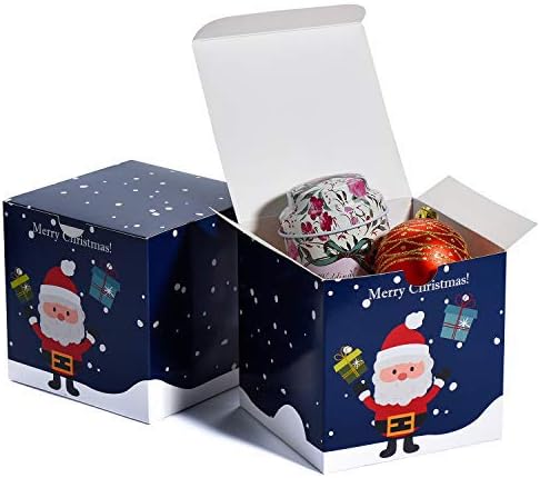 Mesha Gift Boxes Christmas Boxes 50 Pack 4x4x4