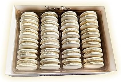 Vanilla Macaron Bites® Cookies Artisanal Selection Gift Box - 24 Count