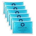 ICEWRAPS Hot & Cold Ice Packs - 3 x 5 in. Soft Gel Ice Packs – Reusable for Injuries Headaches, Joints, Fevers, & More – Made of Pro-Grade, Puncture-Proof Material (6 Packs)