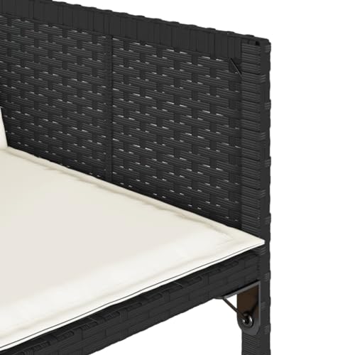 Conjunto Jardín para Espacios Pequeños con Mesa y 4 Sillas Ratán 8