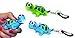 Big Discoveries WildLight Animal Carabiner Flashlight - Fun Mini Keychain Flash Lights for Kids, Nurses, Camping (Blue Turtle)