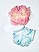 Loofah Bath and Shower Sponge 2-Pack (70g/pcs), Mesh Pouf Exfoliating Bath sponge Body Scrubber Puff
