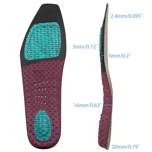 Image of CUNUEN Boot Insoles for Ariat Replacement Inserts Sole