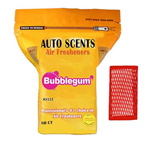 Auto Scents Professional Air Freshener Pads - Bubble Gum Scent (60 Pads per Pack)
