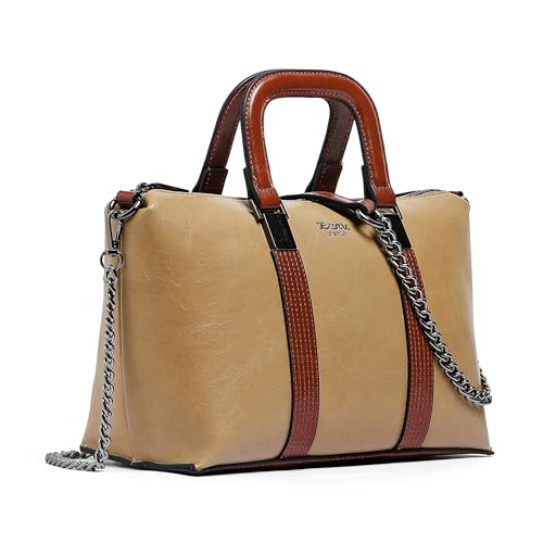 Image of EXOTIC Solid Pattern Elegance Hand Bag For Women | Chain Handle | Shopping Bag | Occasional Bag | Perfect for Gift
