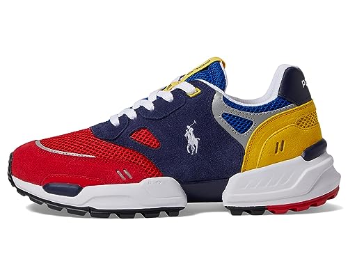 Image of POLO RALPH LAUREN Suede Leather Mesh-Polo Jgr Pp-Sneakers-Low Top Lace