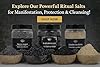 Black Ritual Salt for Protection - 16 oz (1 lb) - Premium Witches Salt for Wiccan Spells, Witchcraft Supplies, Spiritual Cleansing, & Purification - Sal Negra for Brujeria & Banishing Negativity #4