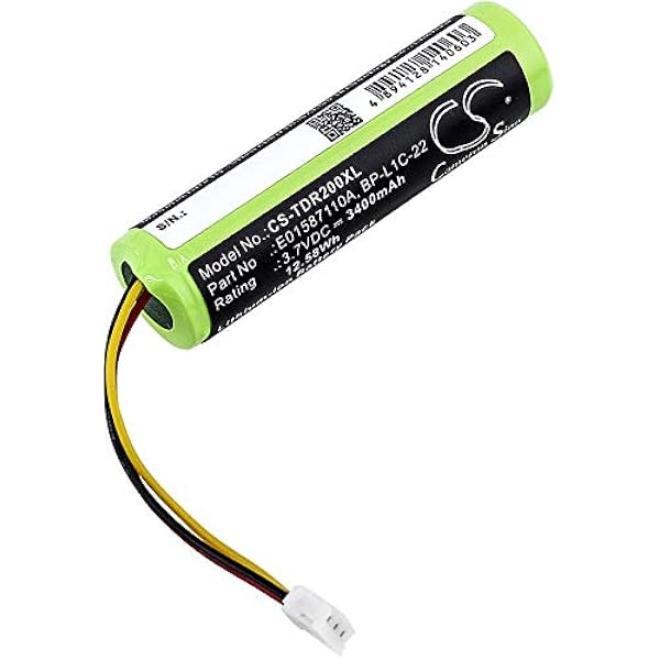 TECHTEK Bateria 3400mAh kompatybilny z Tascam MP-GT1 zastępuje BP-L1C-22 E01587110A