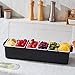 VEVOR Chilled Condiment Server, 6 Compartment Ice Cooled Condiment Serving Container, Chilled Garnish Tray Bar Caddy with Lid, for Bartending & Serving Taco, Salad, Fruit, Home & Restaurant Supplies