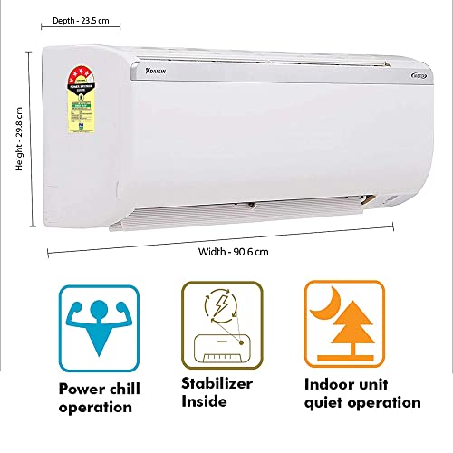 Image of Daikin 1.5 Ton 4 Star Inverter Split AC (ATKL50UV16, White)
