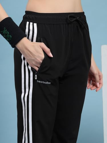 Image of bearbrother Women Regular Fit Solid Trackpant